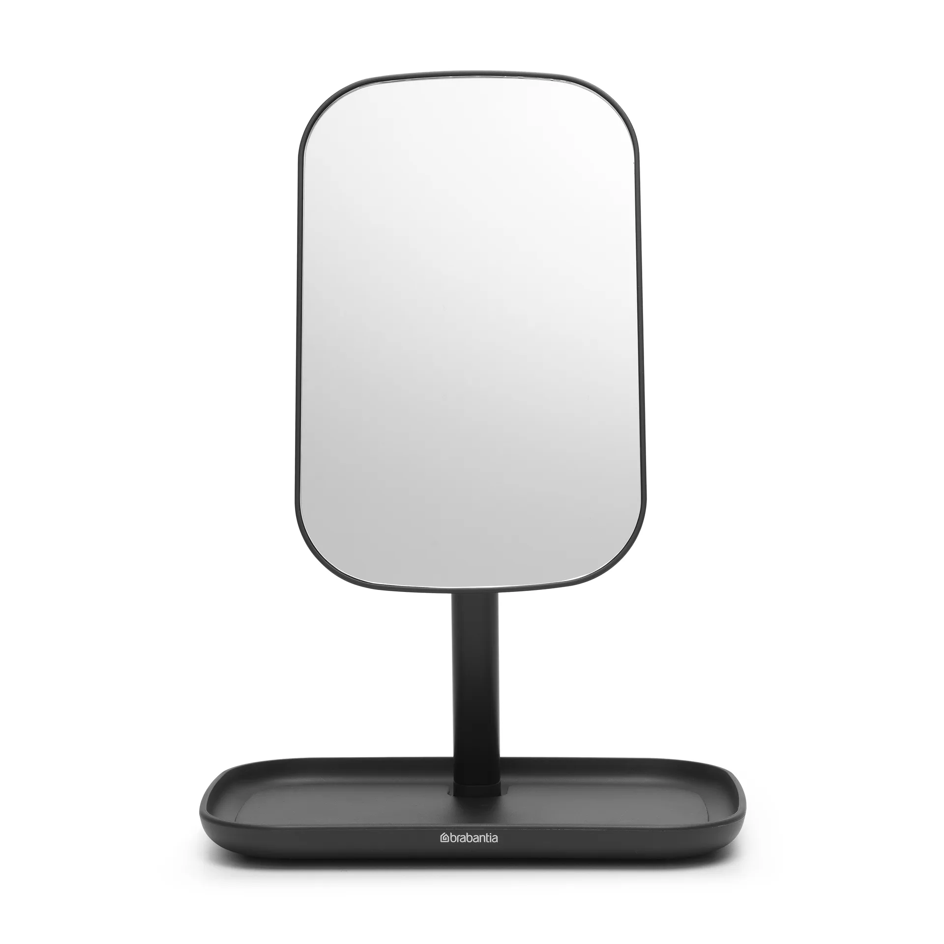 ReNew Espejo con bandeja de almacenaje, gris oscuro Brabantia