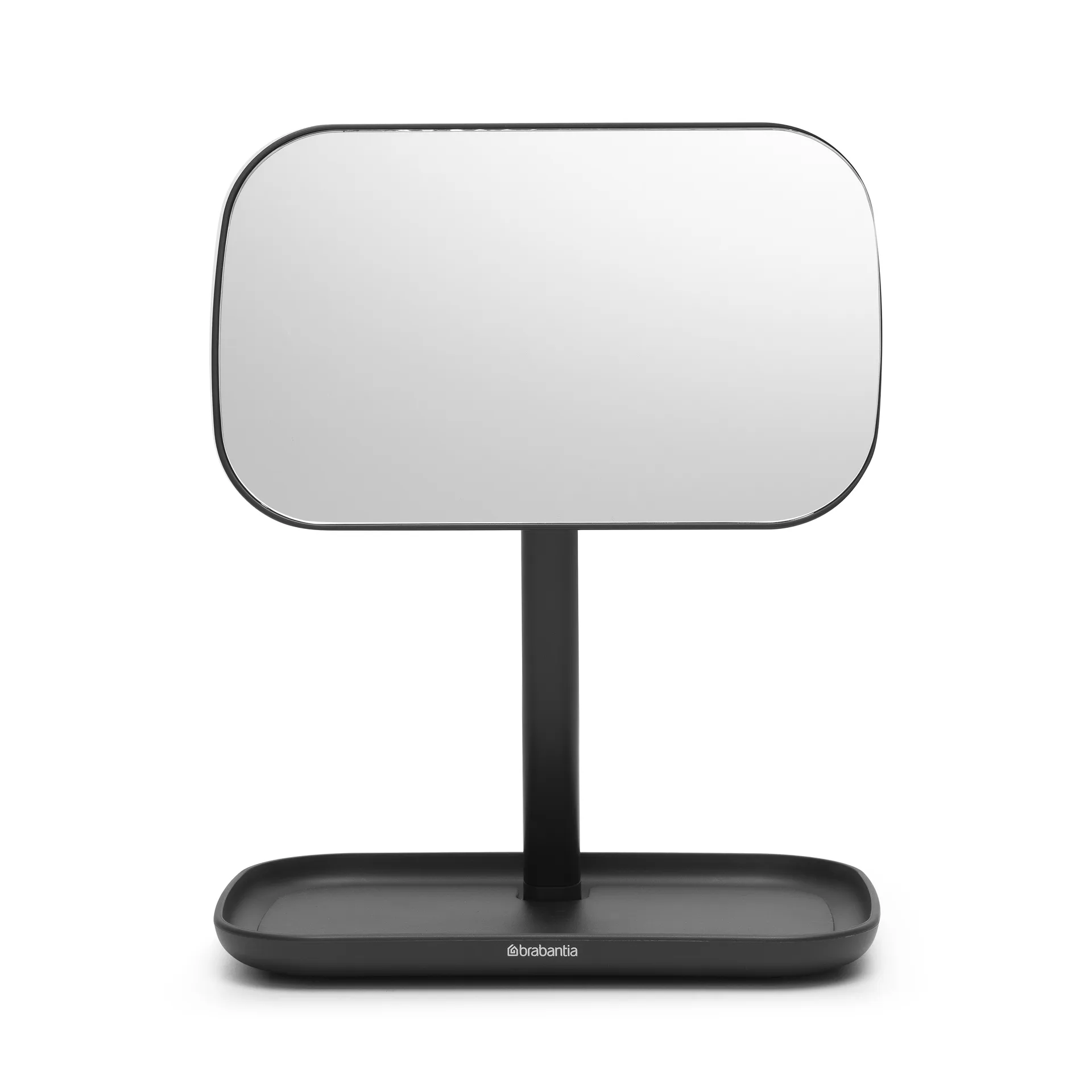 ReNew Espejo con bandeja de almacenaje, gris oscuro Brabantia