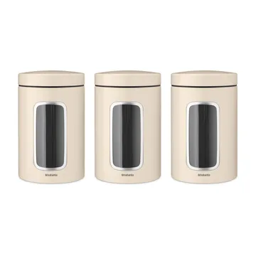 Set de 3 botes Brabantia 1,4 L - Soft beige - Brabantia