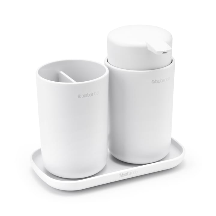 Set de accesorios para el baño ReNew Brabantia - blanco - Brabantia