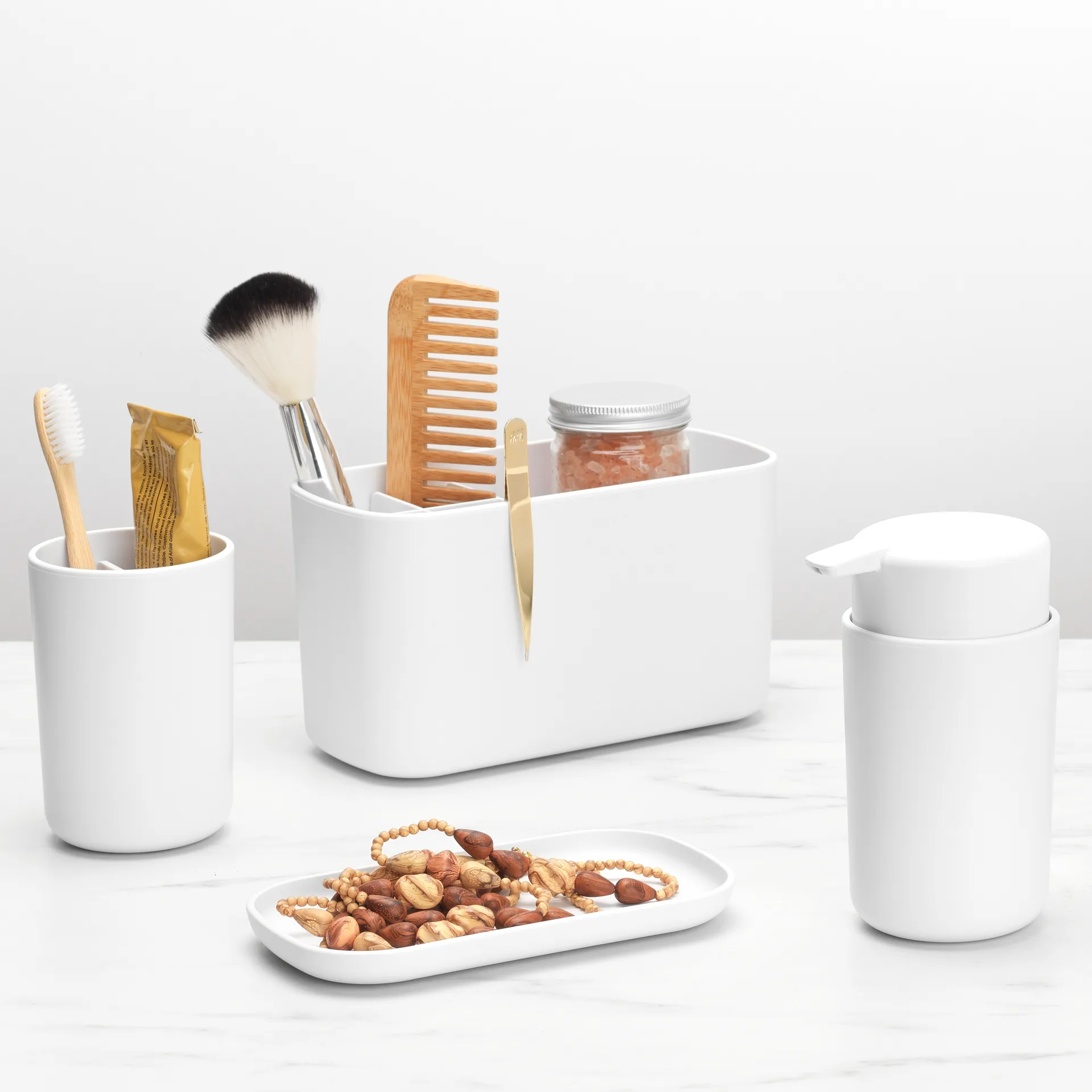 Set de accesorios para el baño ReNew Brabantia, blanco Brabantia