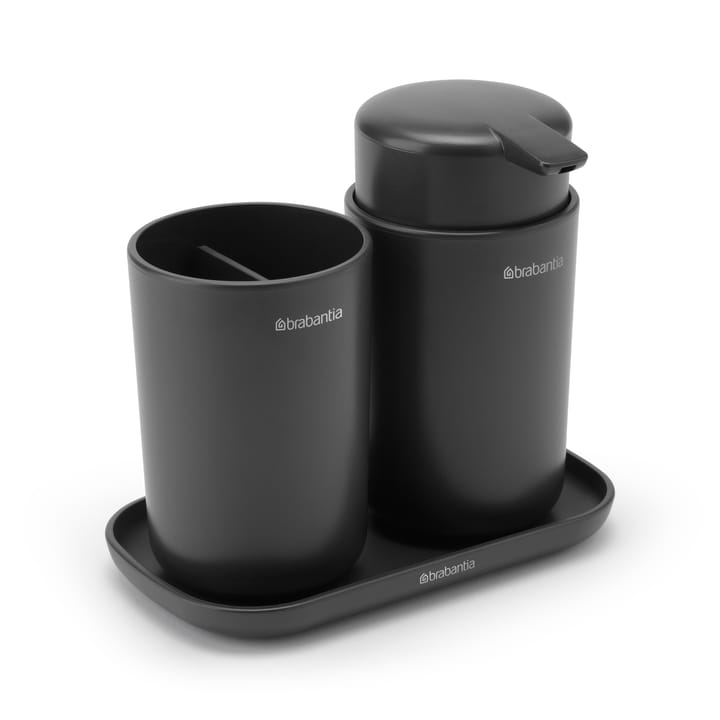 Set de accesorios para el baño ReNew Brabantia - gris oscuro - Brabantia