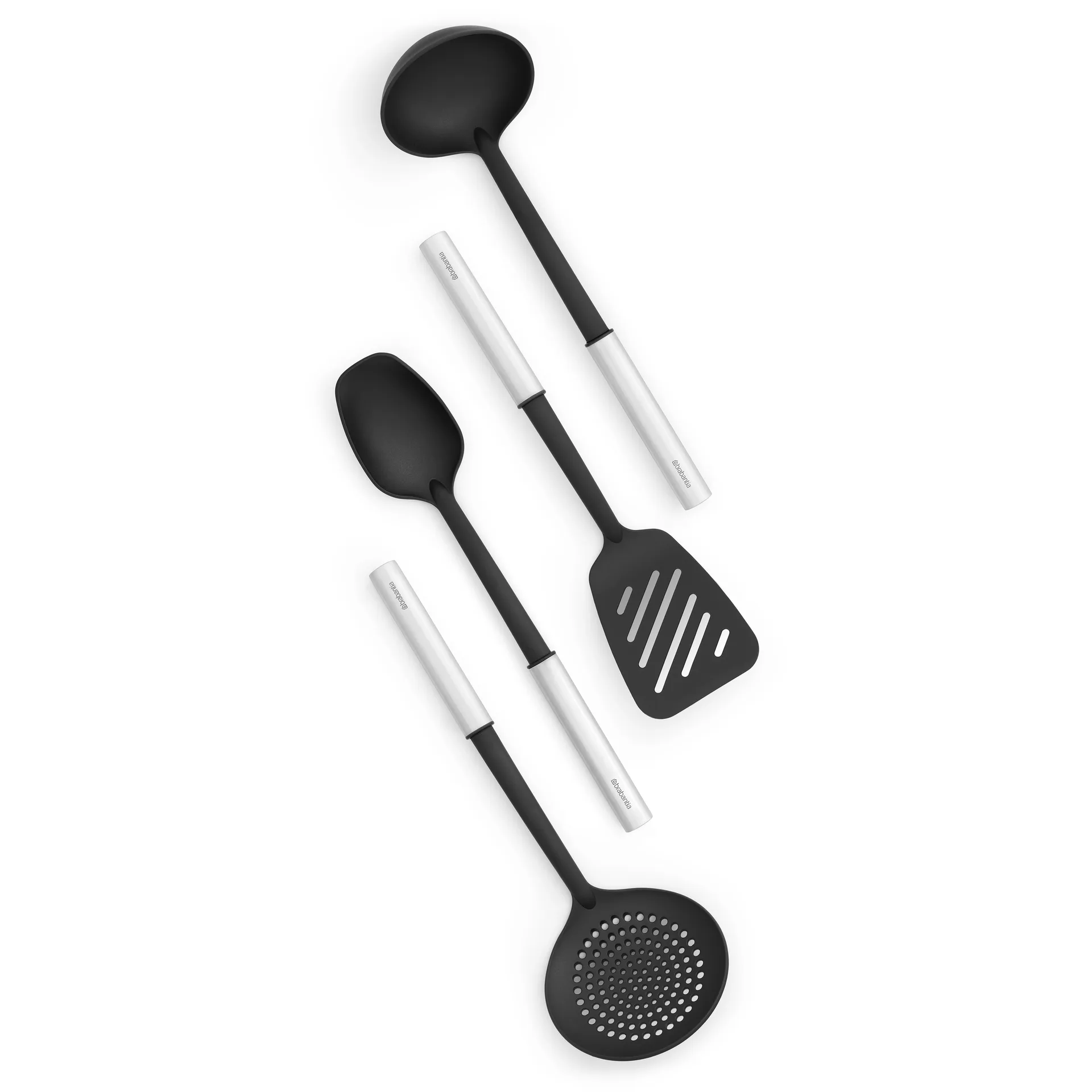 Set de utensilios de cocina antiadherentes Profile, acero inoxidable Brabantia