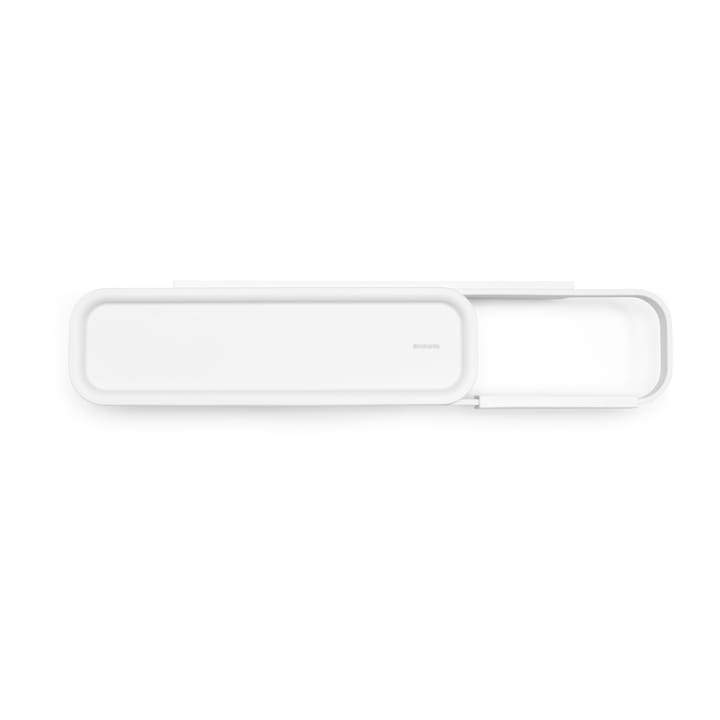 Soporte de papel higiénico con estante MindSet, Mineral Fresh White Brabantia