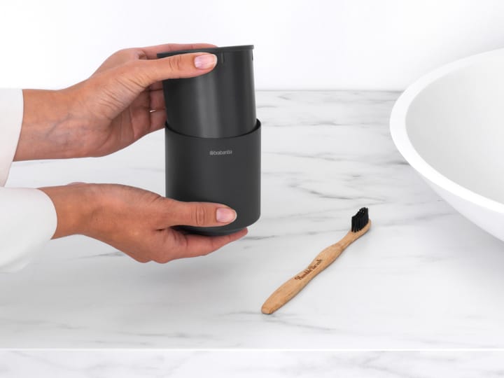 Soporte para cepillos de dientes MindSet, Mineral Infinite Grey Brabantia