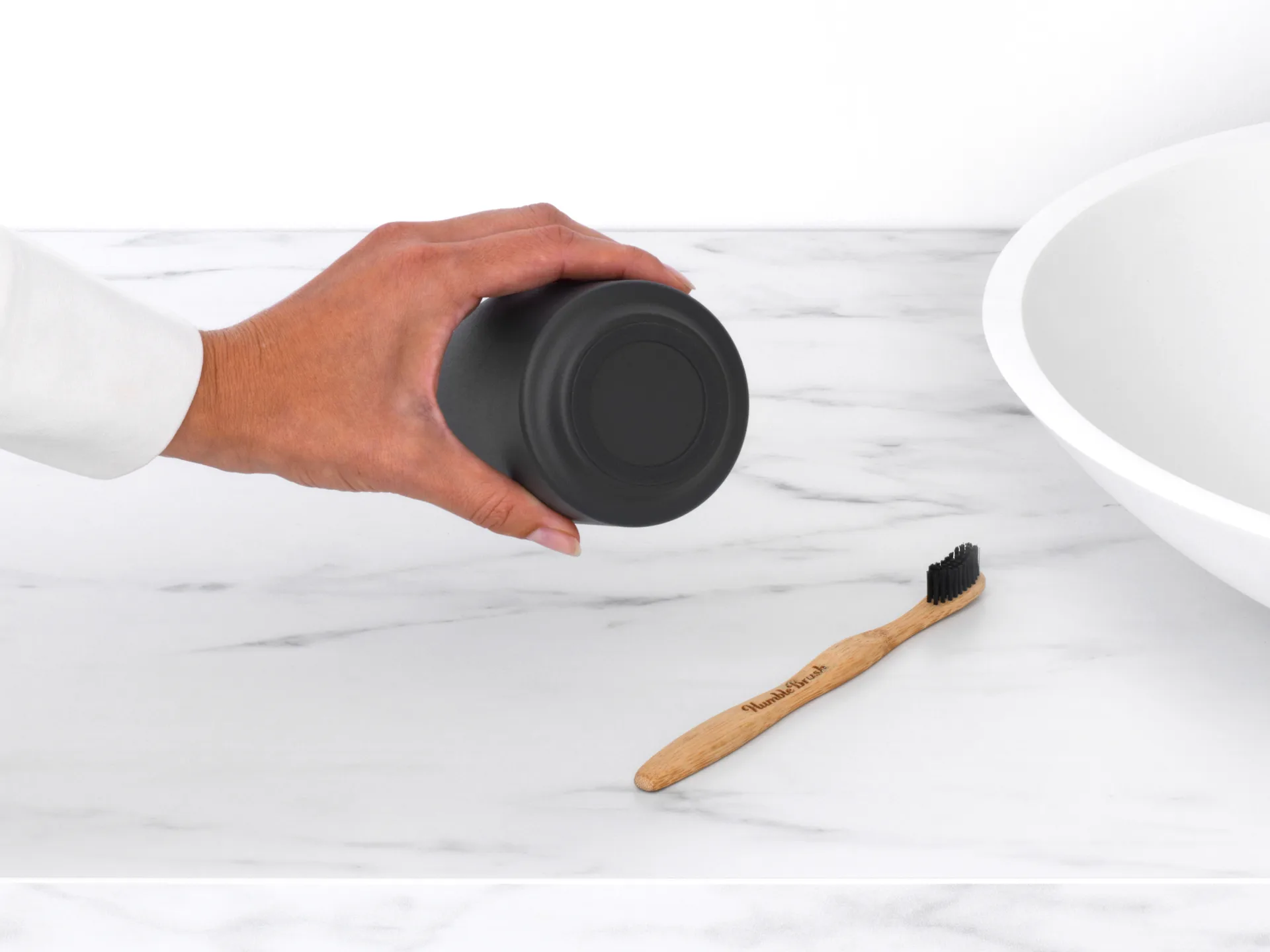 Soporte para cepillos de dientes MindSet, Mineral Infinite Grey Brabantia