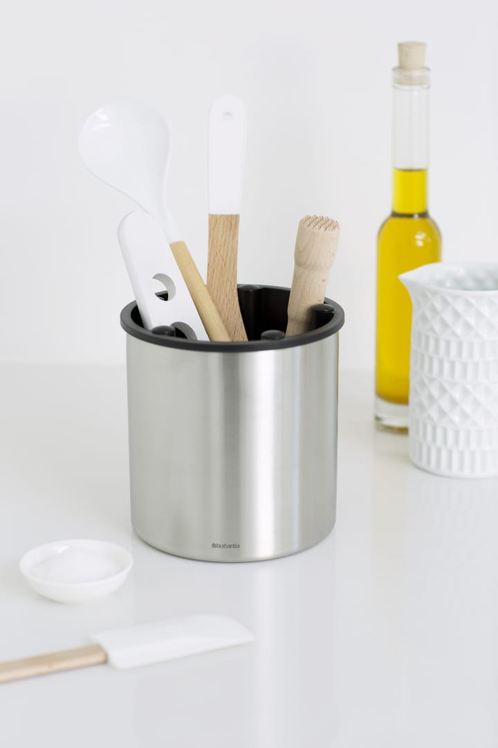 Soporte para utensilios de cocina Profile Line 15,5 cm, acero-negro Brabantia