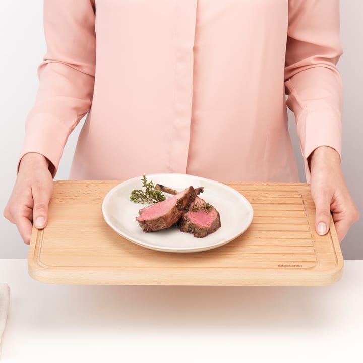 Tabla para cortar carne Profile, madera de haya Brabantia
