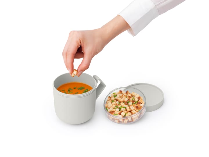 Taza de sopa Make & Take 0,6 L - gris claro - Brabantia