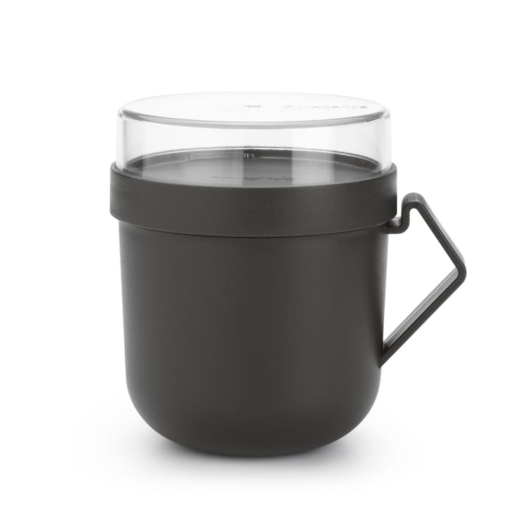 Taza de sopa Make & Take 0,6 L - gris oscuro - Brabantia