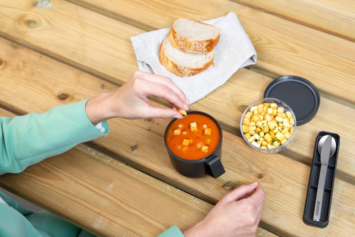 Taza de sopa Make & Take 0,6 L, gris oscuro Brabantia