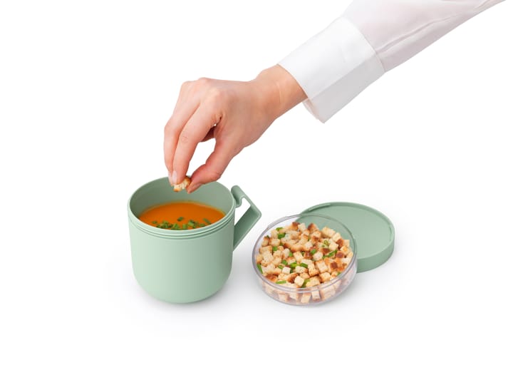 Taza de sopa Make & Take 0,6 L, Jade Green Brabantia