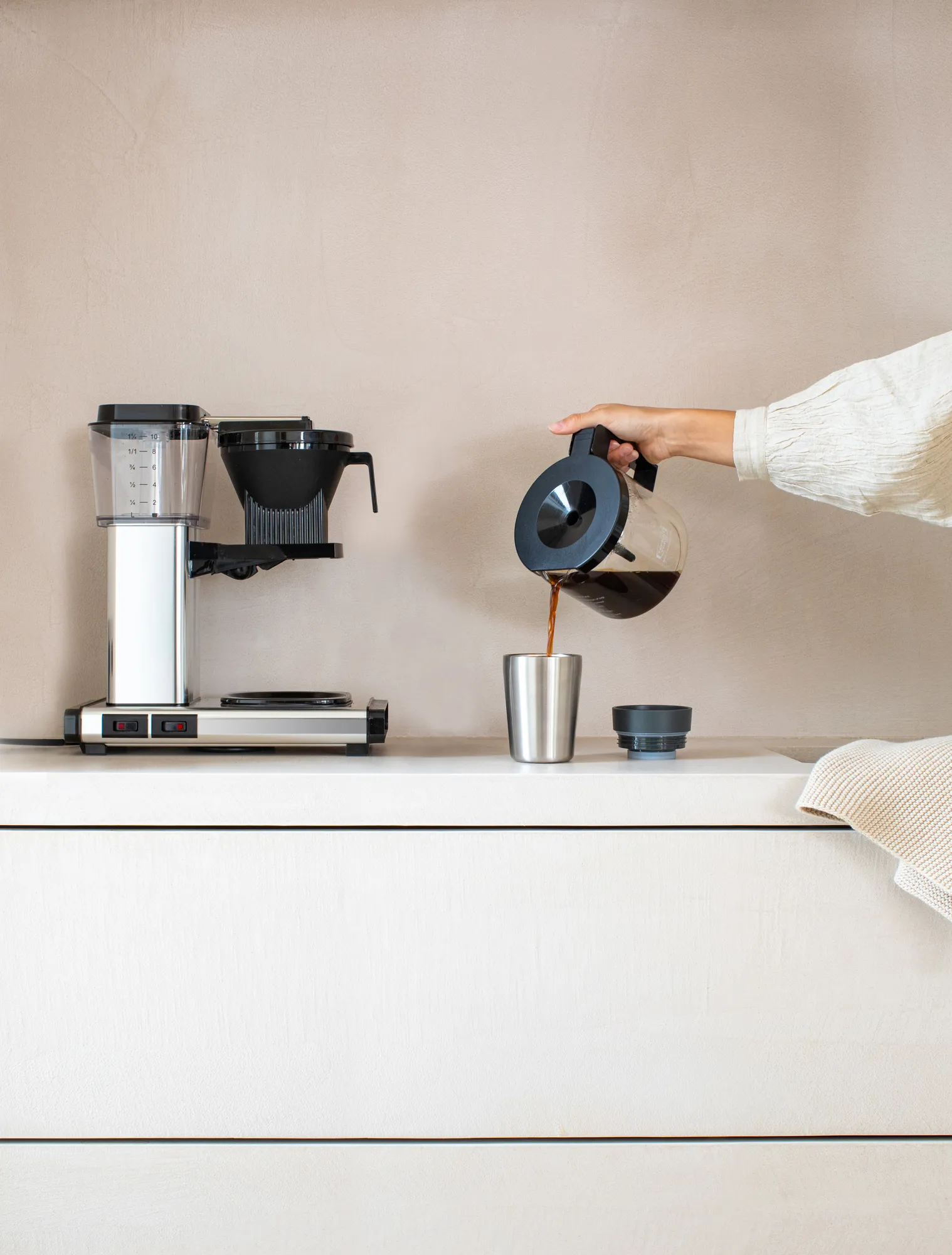 Taza térmica Make & Take 20 cl, Gris oscuro Brabantia