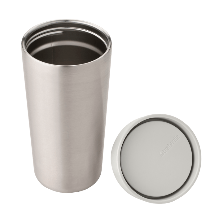 Taza térmica Make & Take 36 cl, Gris claro Brabantia