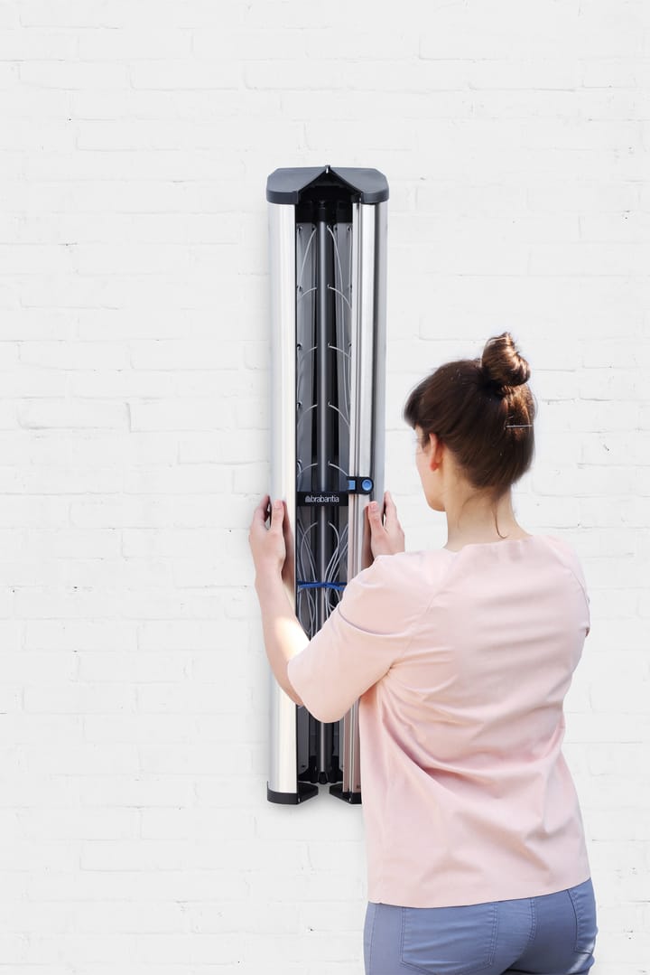 Tendedero WallFix 24 m con caja de protección, Gris Brabantia