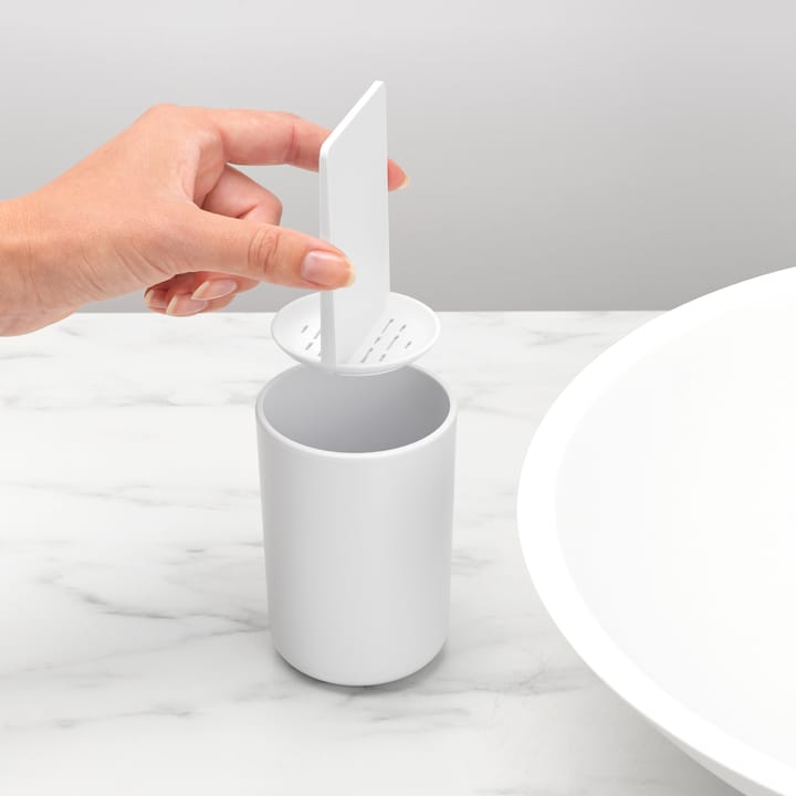 Vaso para cepillos de dientes ReNew Brabantia, blanco Brabantia