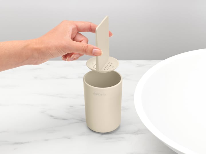 Vaso para cepillos de dientes ReNew Brabantia, Soft Beige Brabantia