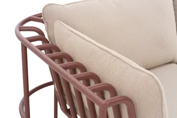 Butaca Collier - Zin red-teddy beige - Brafab