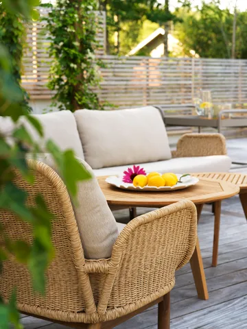 Butaca Lily - Twist straw-plush wheat - Brafab