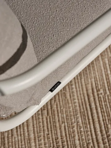 Butaca Lounge Bendt - Teddy beige-pearl white - Brafab