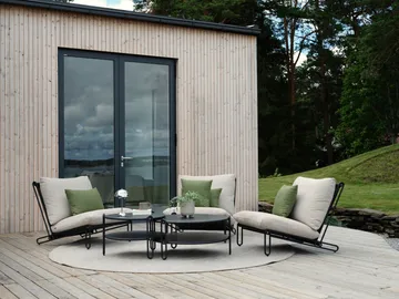 Butaca Lounge Blixt - Negro-clay beige - Brafab