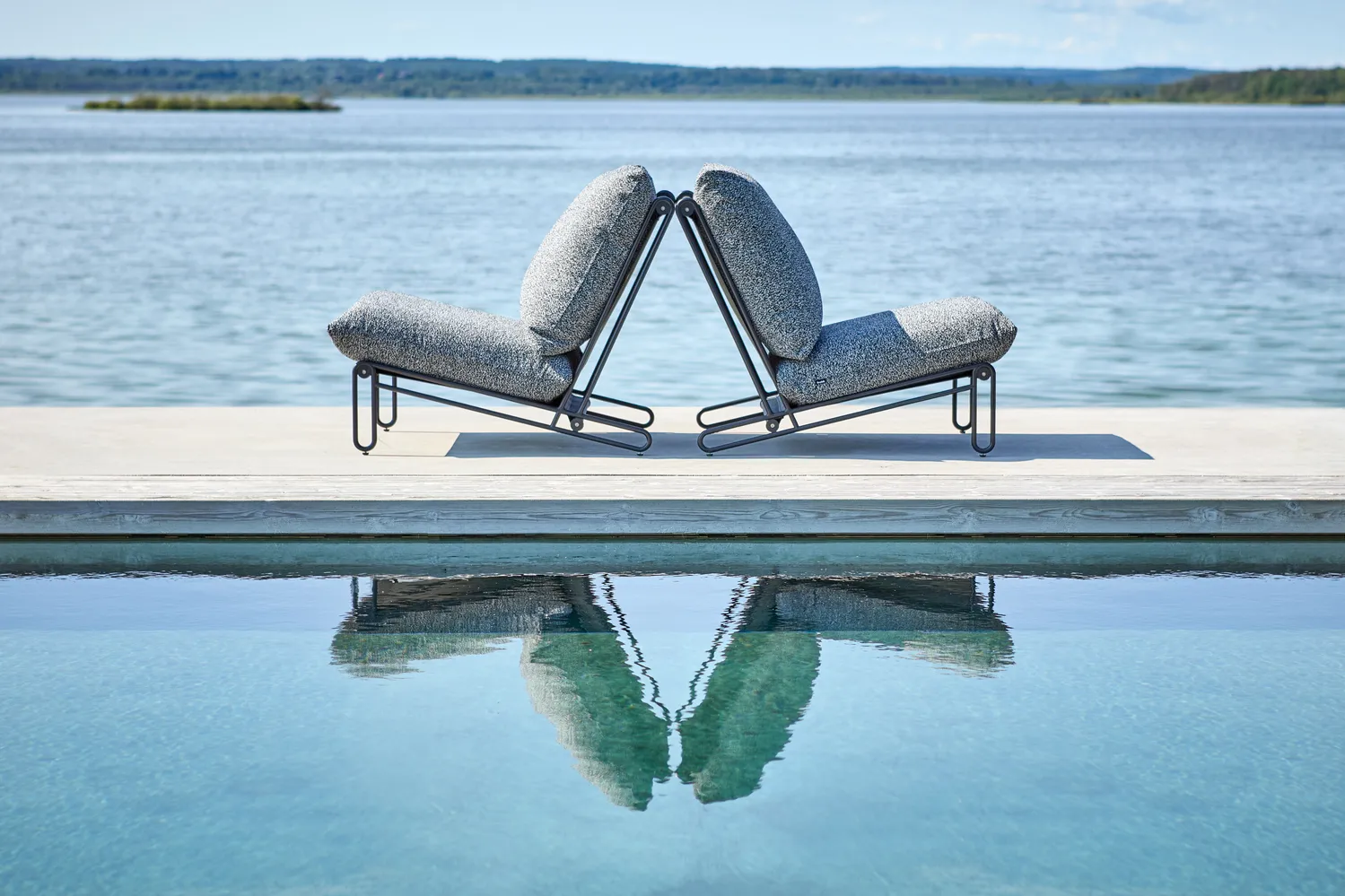 Butaca lounge Blixt, Negro-teddy ant Brafab