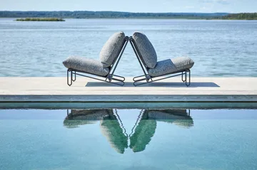 Butaca lounge Blixt - Negro-teddy ant - Brafab