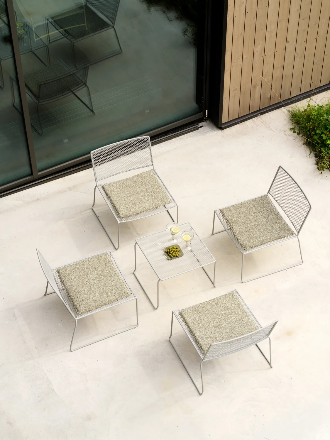 Butaca lounge Haru, Slate grey Brafab