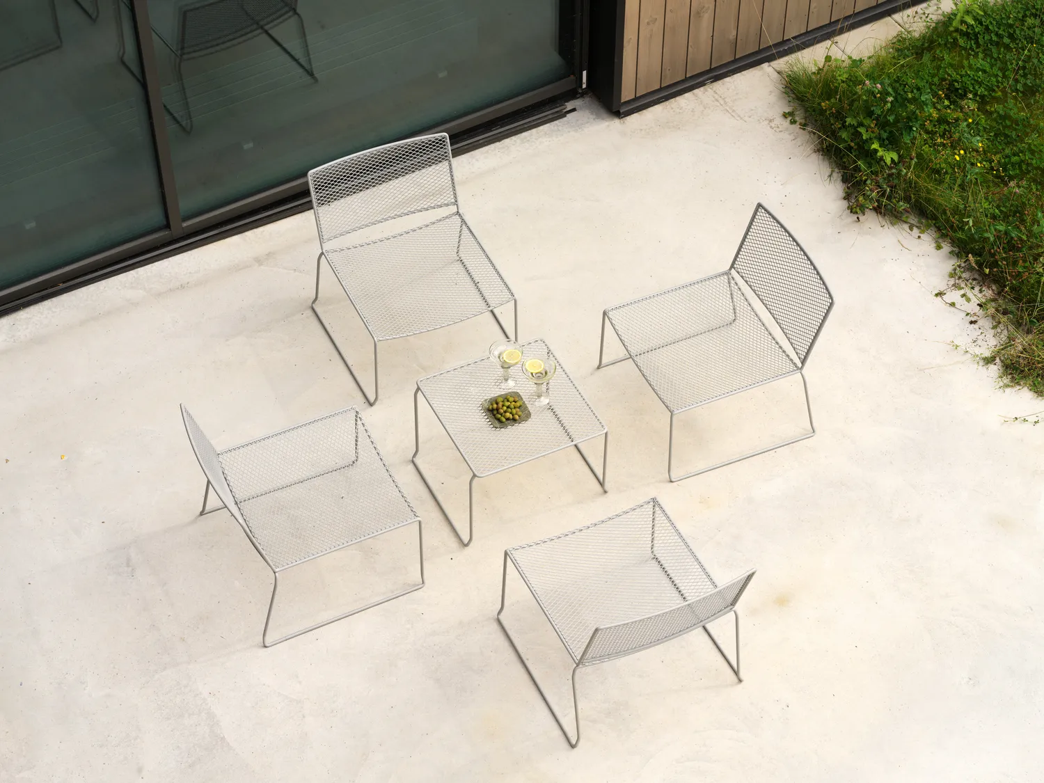 Butaca lounge Haru, Slate grey Brafab