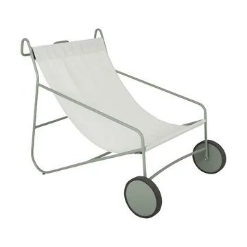 Butaca lounge Poul Chair  - Dusty green-blanco - Brafab