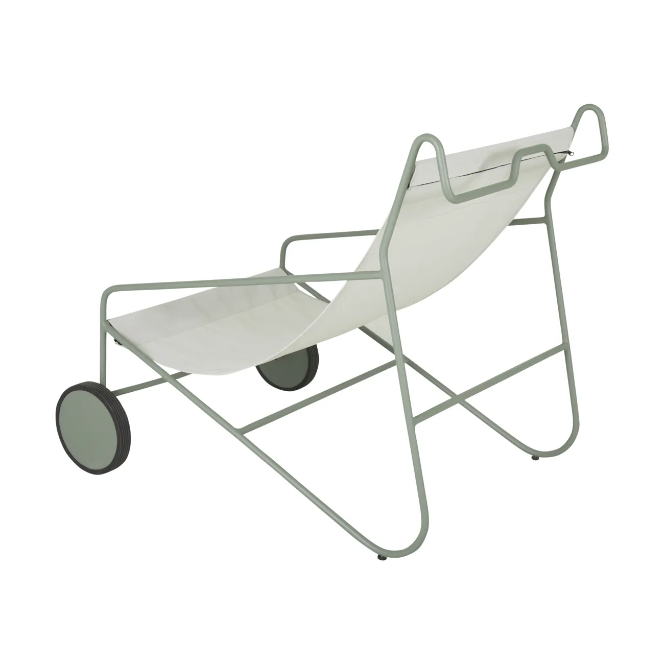 Butaca lounge Poul Chair , Dusty green-blanco Brafab