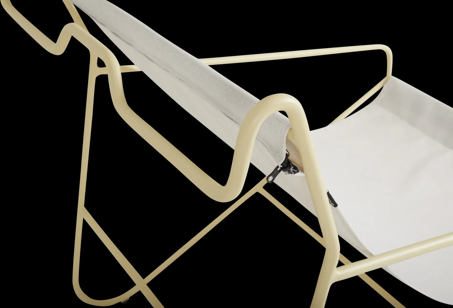 Butaca lounge Poul Chair , Lemon-off white Brafab
