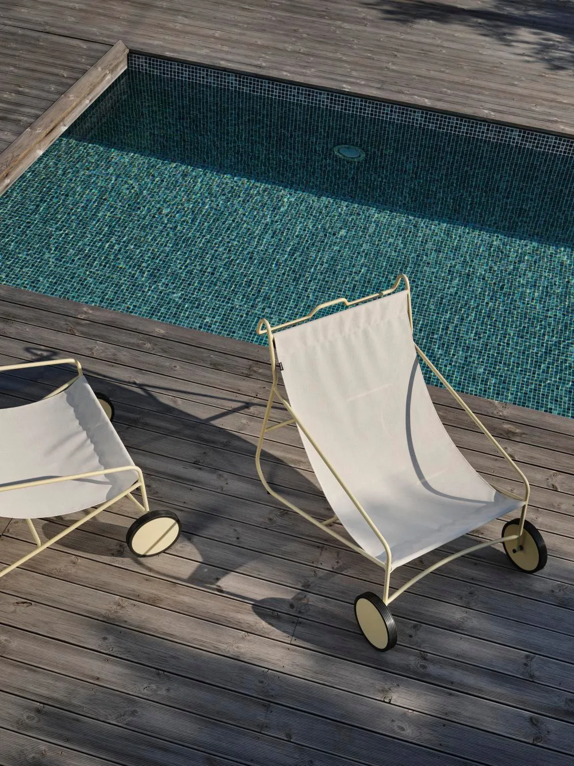 Butaca lounge Poul Chair , Lemon-off white Brafab