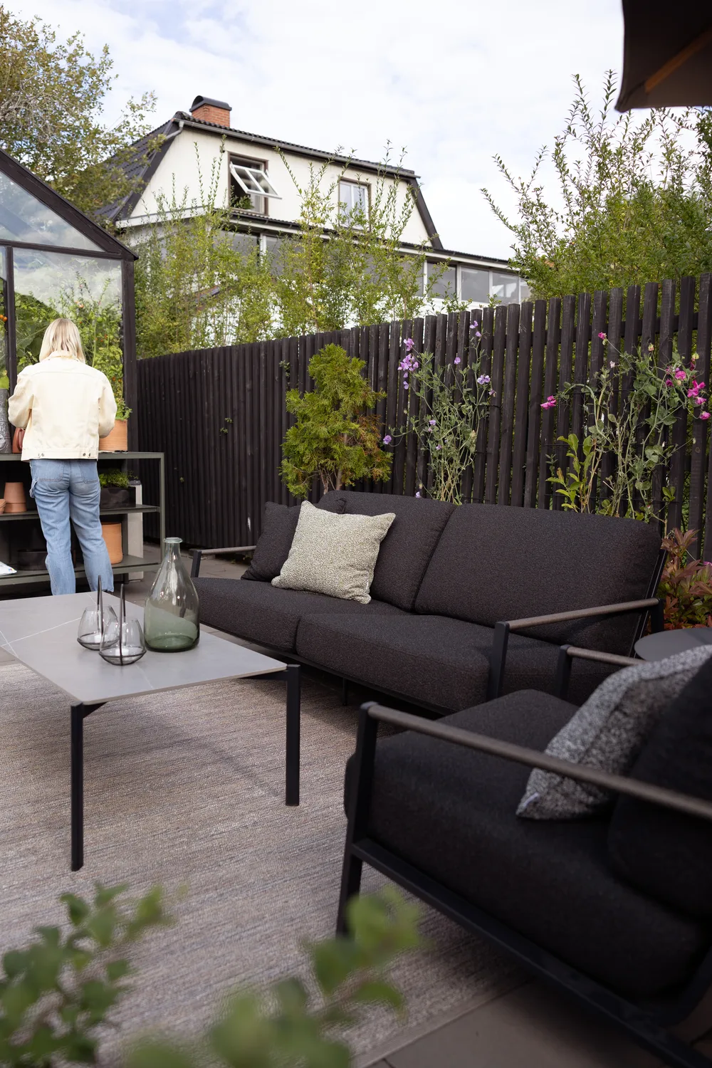 Butaca Lyra, Negro-teddy black Brafab