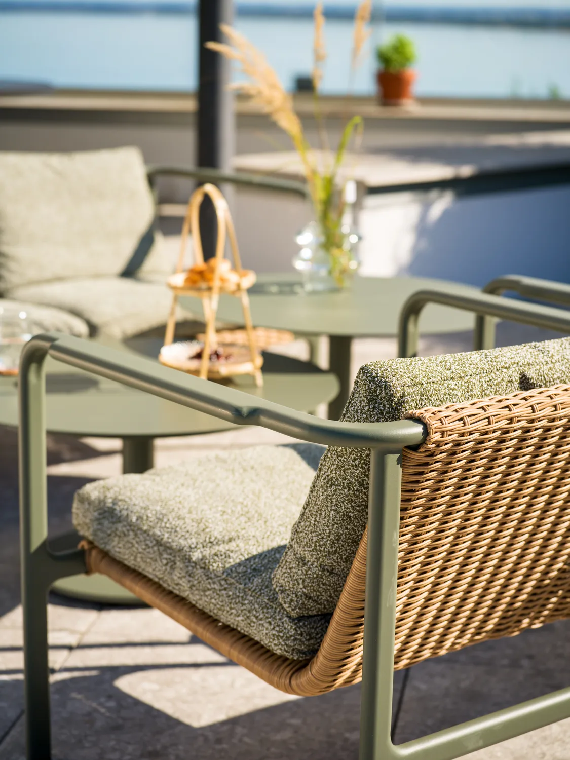 Butaca Motty, Nordic green-teddy verde Brafab