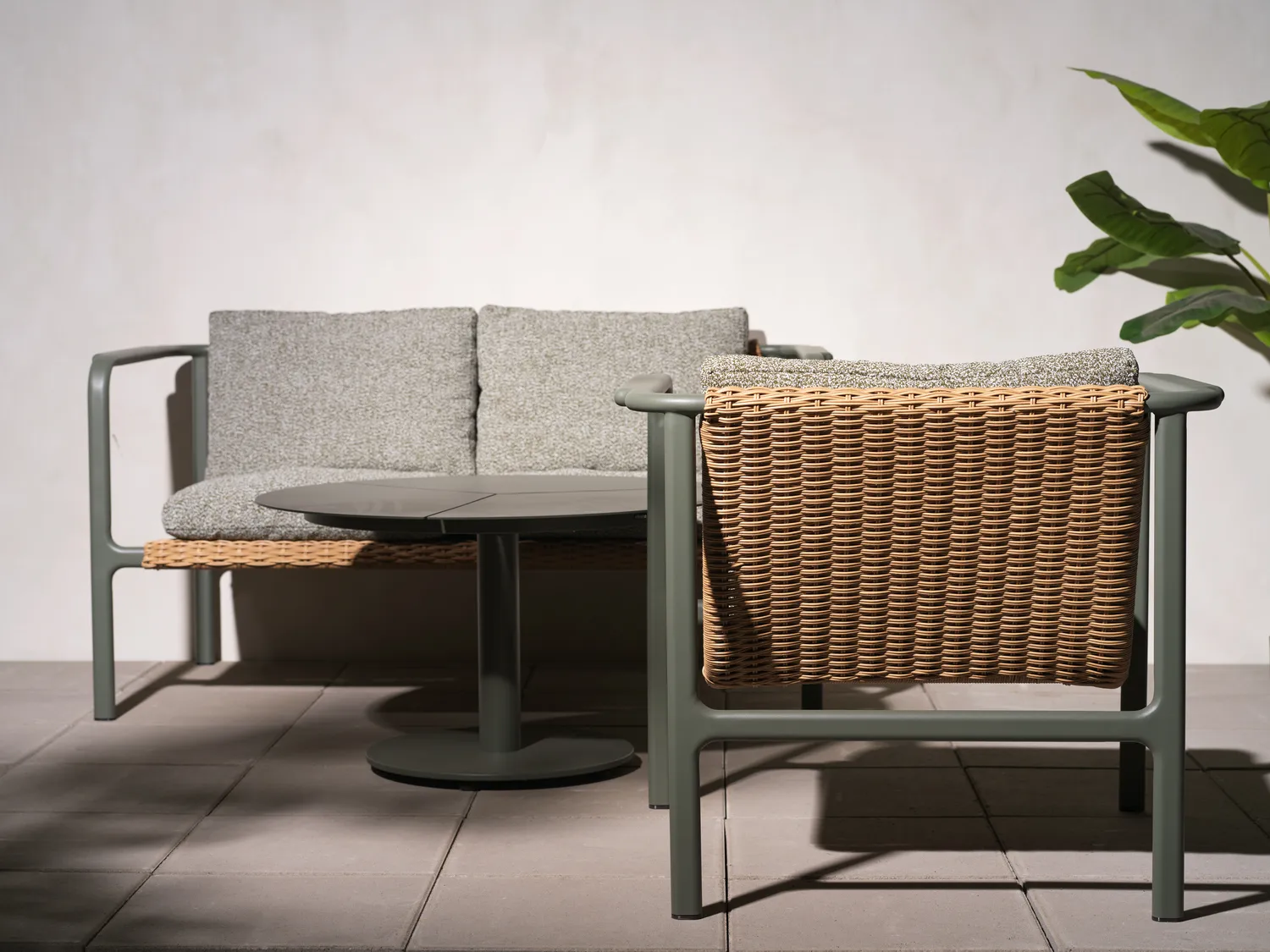 Butaca Motty, Nordic green-teddy verde Brafab