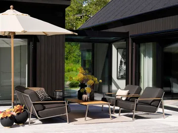 Butaca Naos - Acero inoxidable-nearly black - Brafab