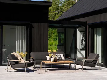 Butaca Naos - Acero inoxidable-nearly black - Brafab