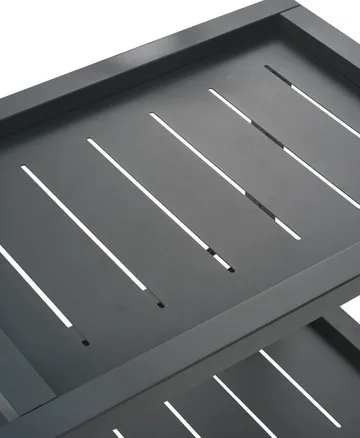 Carrito de servicio Samvaro 86x49x69 cm - Antracita - Brafab