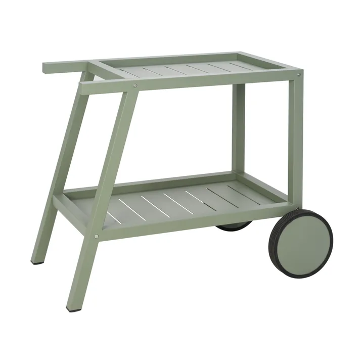 Carrito de servicio Samvaro 86x49x69 cm - Dusty green - Brafab