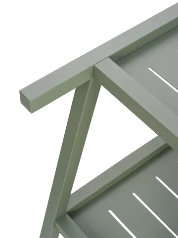 Carrito de servicio Samvaro 86x49x69 cm - Dusty green - Brafab