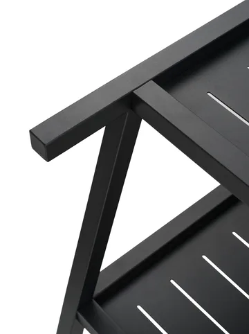 Carrito de servicio Samvaro 86x49x69 cm - Negro - Brafab