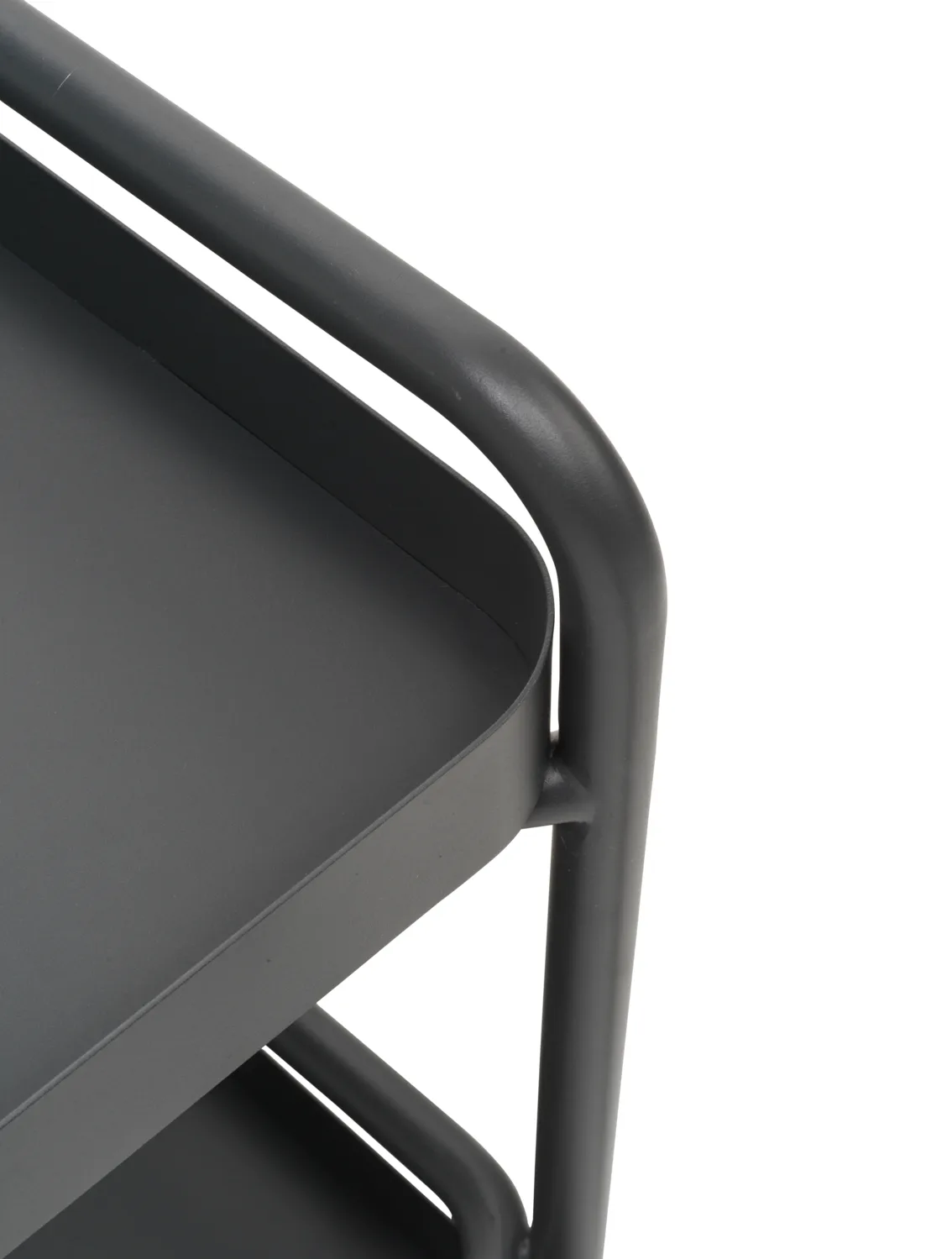 Carrito de servicio Trolly 88x59 cm, Antracita Brafab