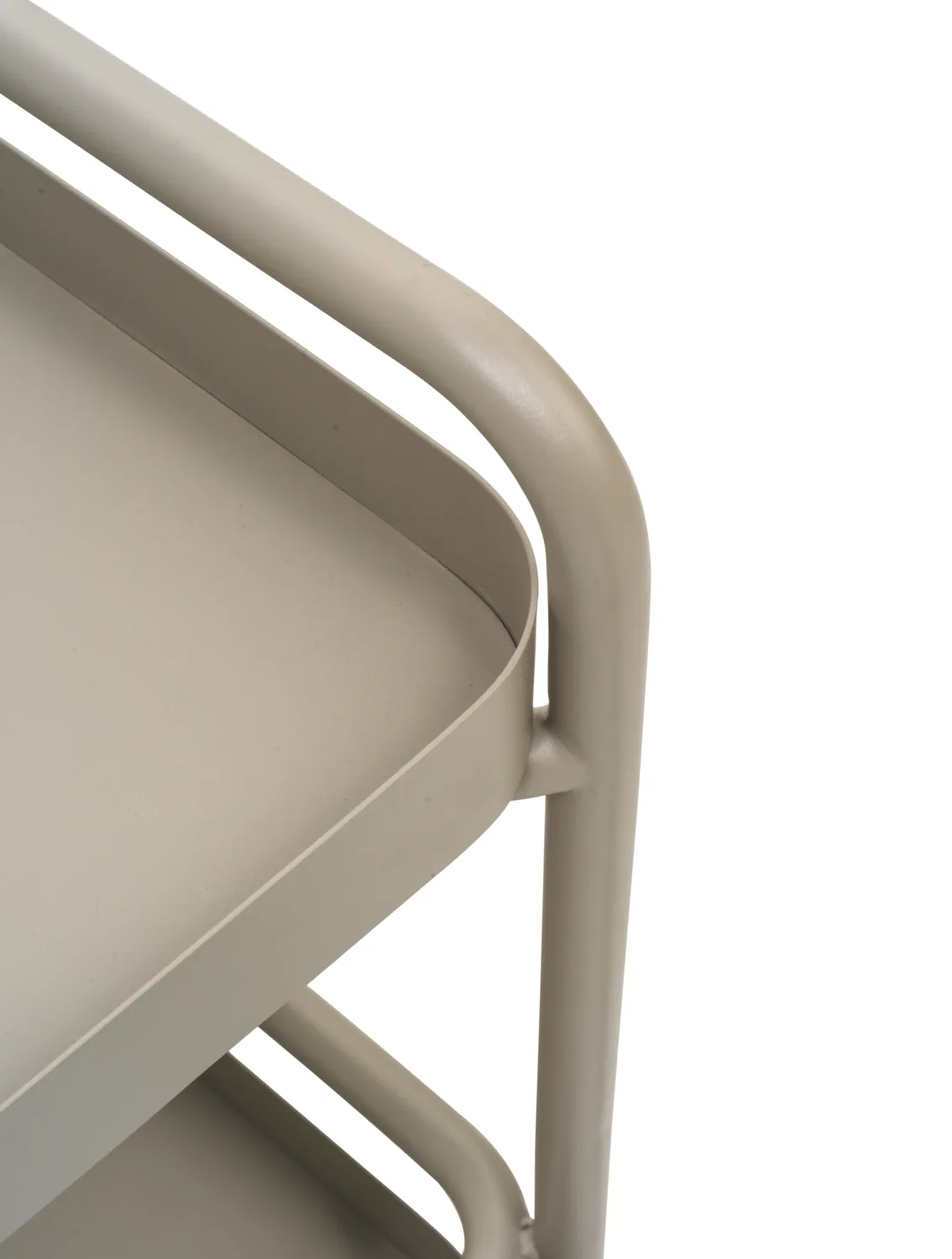 Carrito de servicio Trolly 88x59 cm, Caqui Brafab