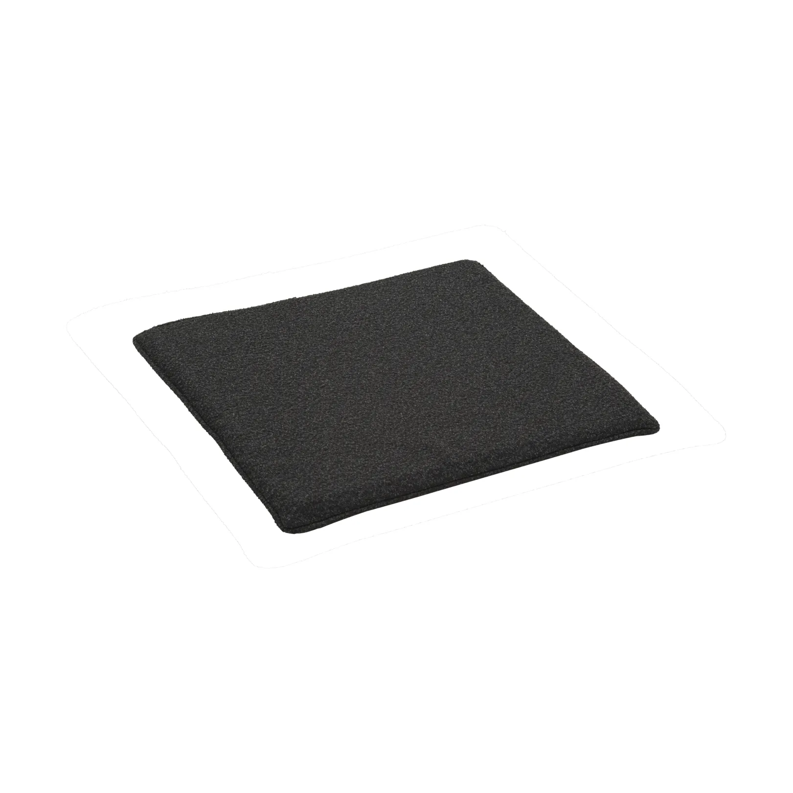Cojín para silla Frisk, Teddy black, 37x37 cm Brafab