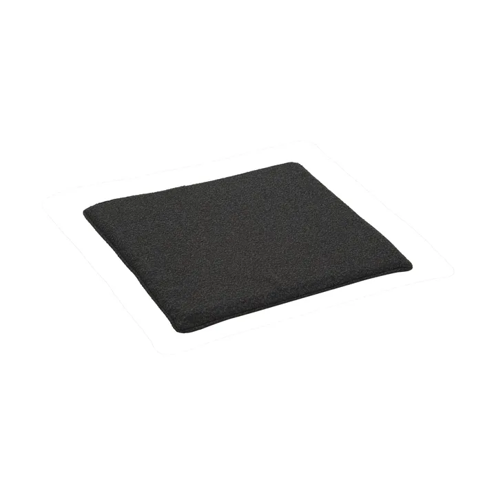 Cojín para silla Frisk - Teddy black, 37x37 cm - Brafab