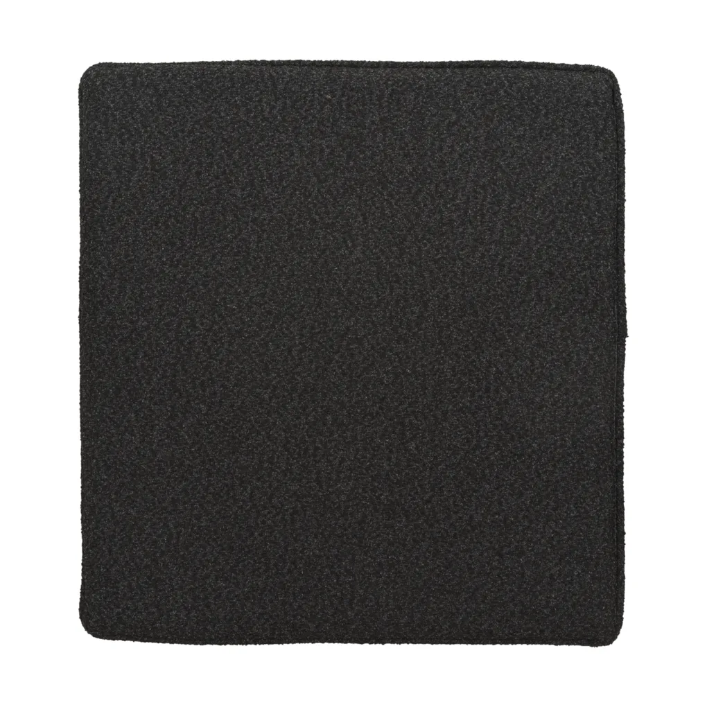 Cojín para silla Frisk, Teddy black, 43x41 cm Brafab