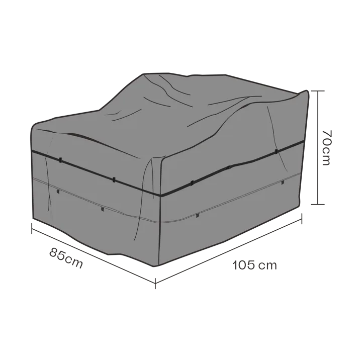 Funda protectora para Butaca Brafab - Negro 85 cm - Brafab