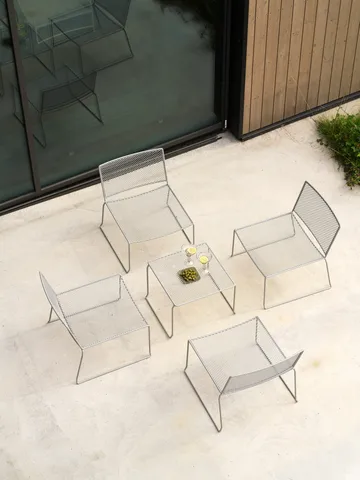 Mesa auxiliar Haru - Slate grey, 54x54 cm - Brafab