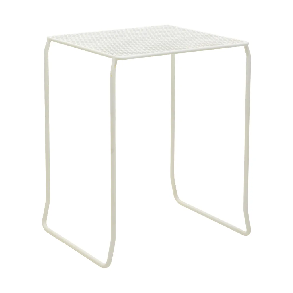 Mesa de café Haru, Pearl white, 54x61 cm Brafab